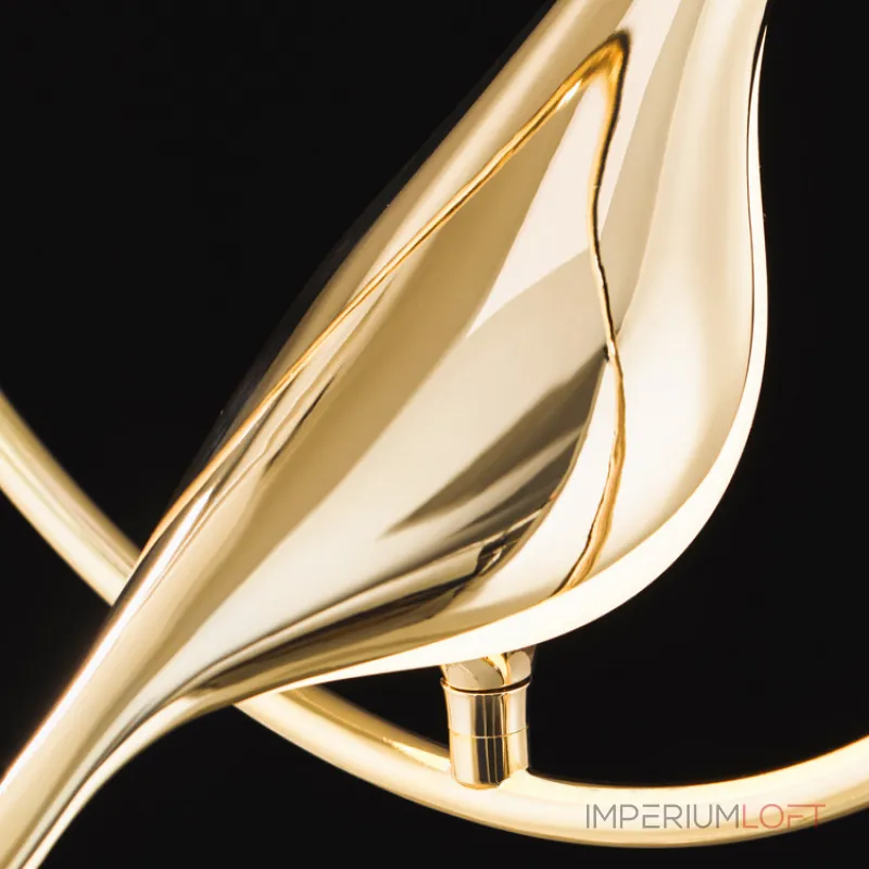 Подвесной светильник NOMI 3 gold black 3000К от ImperiumLoft