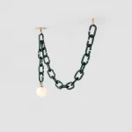 Подвесной светильник CHAIN 2 green от ImperiumLoft