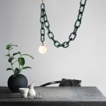 Подвесной светильник CHAIN 2 green от ImperiumLoft