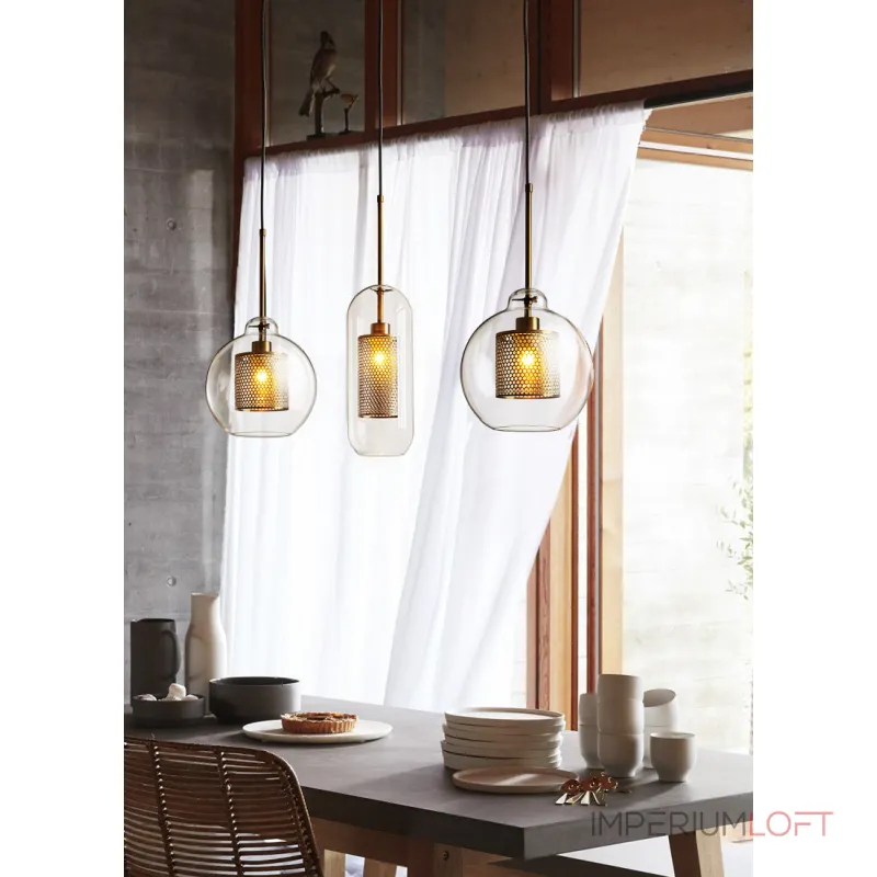 Подвесной светильник CATCH SMOKY A D30 от ImperiumLoft