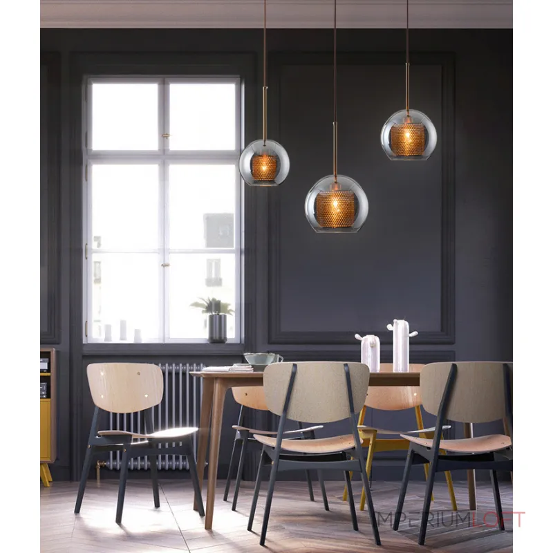 Подвесной светильник CATCH SMOKY A D30 от ImperiumLoft