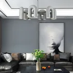 Подвесная люстра FANNY 8 Grey