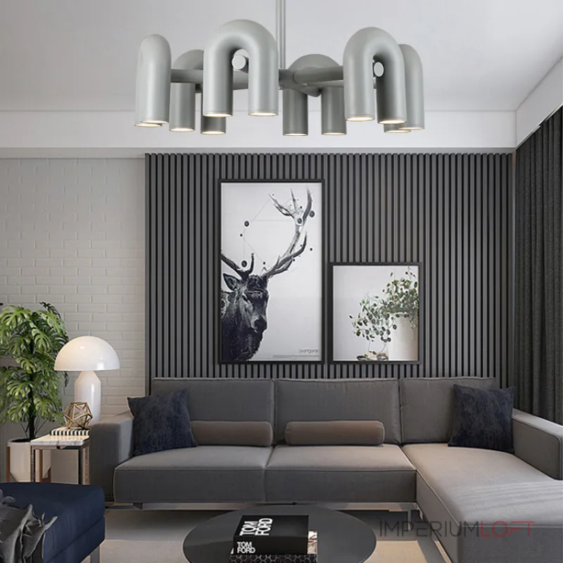 Подвесная люстра FANNY 8 Grey