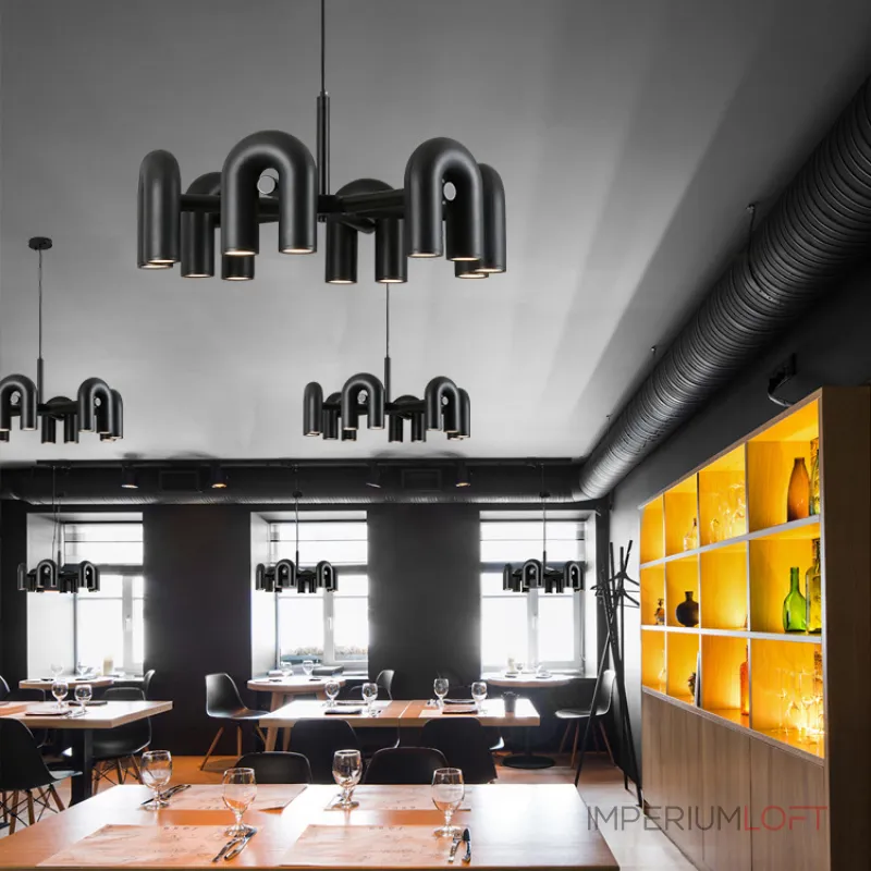 Подвесная люстра FANNY 8 Grey