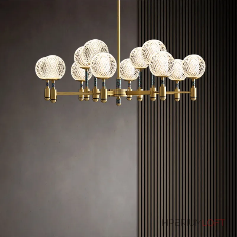 Люстра на штанге LUARA CH D L12 Люстра на штанге LUARA CH D L12