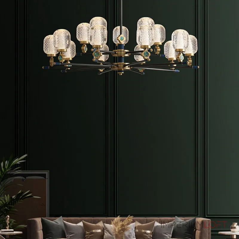 Люстра на штанге LUARA CH B L15 Люстра на штанге LUARA CH B L15