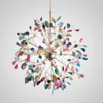 Люстра на штанге AGATE 8 L18 Blue