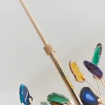 Люстра на штанге AGATE 8 L18 Blue