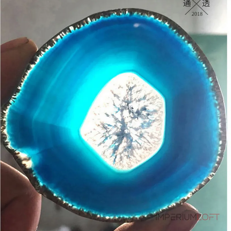 Люстра на штанге AGATE 8 L18 Blue