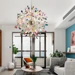 Люстра на штанге AGATE 8 L18 Blue