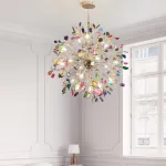 Люстра на штанге AGATE 8 L18 Blue