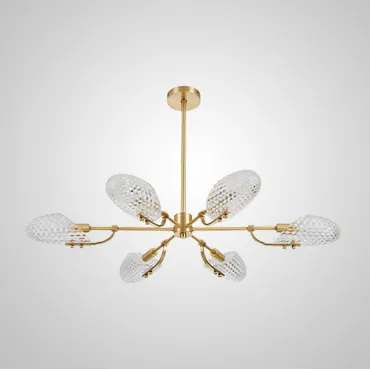 Люстра на штанге LORAINE L6 Brass Люстра на штанге LORAINE L6 Brass