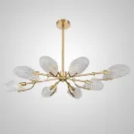 Люстра на штанге LORAINE L8 Brass Black