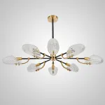 Люстра на штанге LORAINE L8 Brass Black