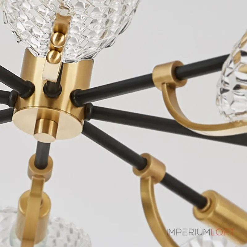 Люстра на штанге LORAINE L6 Brass