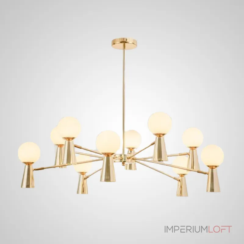 Люстра на штанге ABELINA L12 Black White Люстра на штанге ABELINA L12 Black White