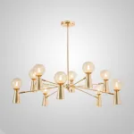 Люстра на штанге ABELINA L12 Black White