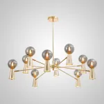 Люстра на штанге ABELINA L12 Black White