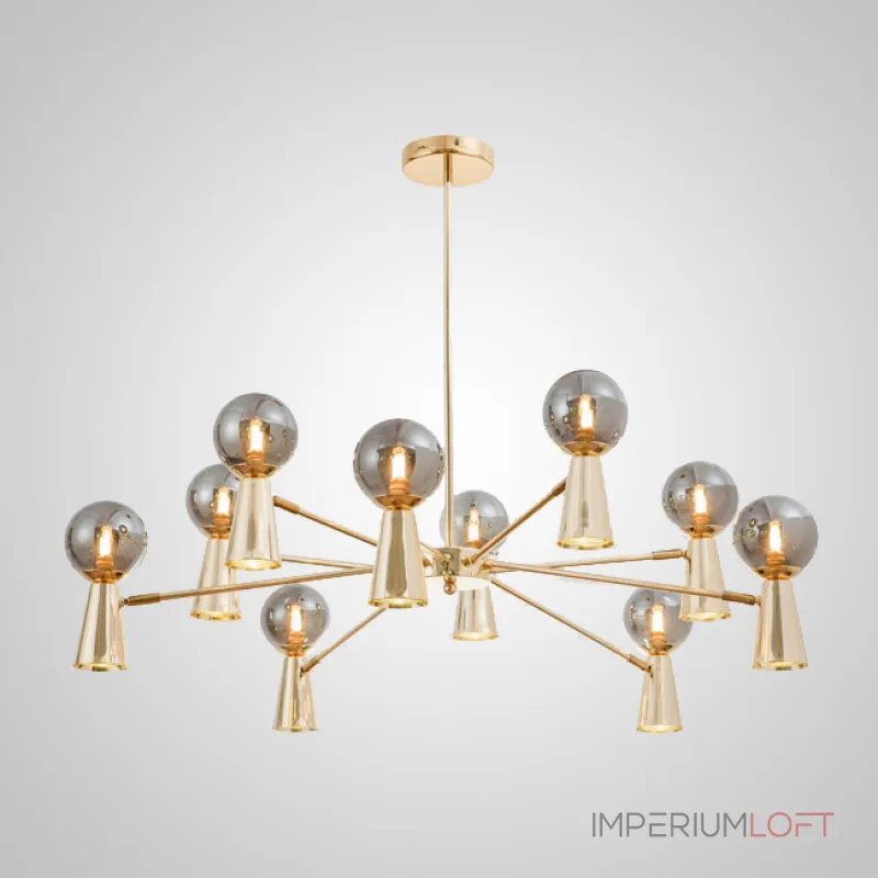 Люстра на штанге ABELINA L12 Black White Люстра на штанге ABELINA L12 Black White