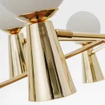 Люстра на штанге ABELINA L12 Black White