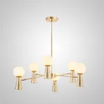 Люстра на штанге ABELINA L12 Black White