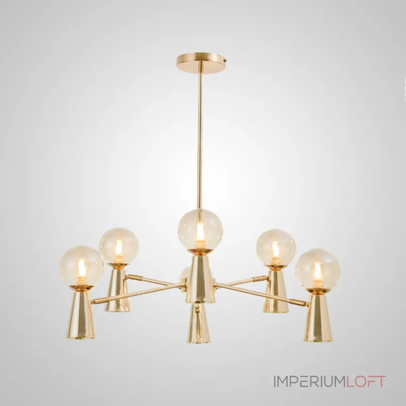 Люстра на штанге ABELINA L12 Black White Люстра на штанге ABELINA L12 Black White