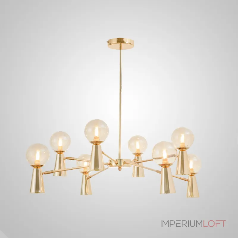 Люстра на штанге ABELINA L20 Black Grey