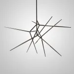 Люстра на штанге FLASK Gold