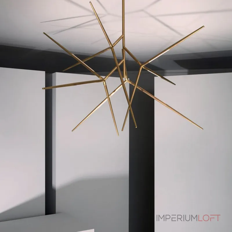 Люстра на штанге FLASK Gold Люстра на штанге FLASK Gold