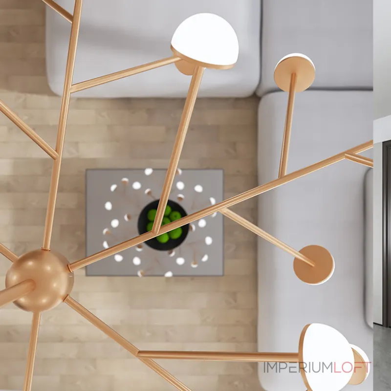 Люстра на штанге HILVI D88 White Люстра на штанге HILVI D88 White