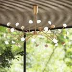 Люстра на штанге HILVI D88 White