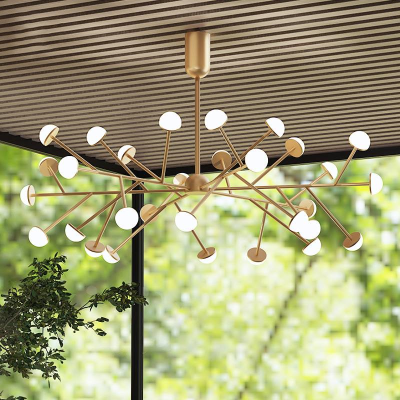 Люстра на штанге HILVI D88 White Люстра на штанге HILVI D88 White