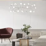 Люстра на штанге HILVI D88 White