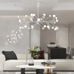 Люстра на штанге HILVI D88 White