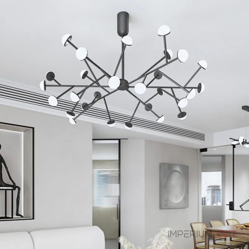 Люстра на штанге HILVI D88 White Люстра на штанге HILVI D88 White