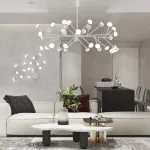 Люстра на штанге HILVI D88 White