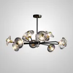 Люстра на штанге JANICA L18 Brass Black