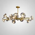 Люстра на штанге JANICA L18 Brass Black