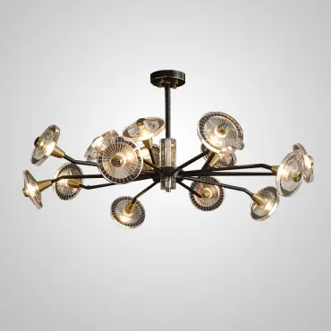 Люстра на штанге JANICA L15 Brass Black