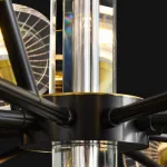 Люстра на штанге JANICA L18 Brass Black