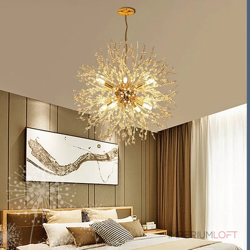 Подвесная люстра ROSALIA D40 Chrome от ImperiumLoft