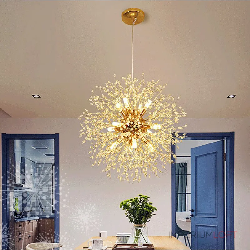 Подвесная люстра ROSALIA D40 Chrome от ImperiumLoft