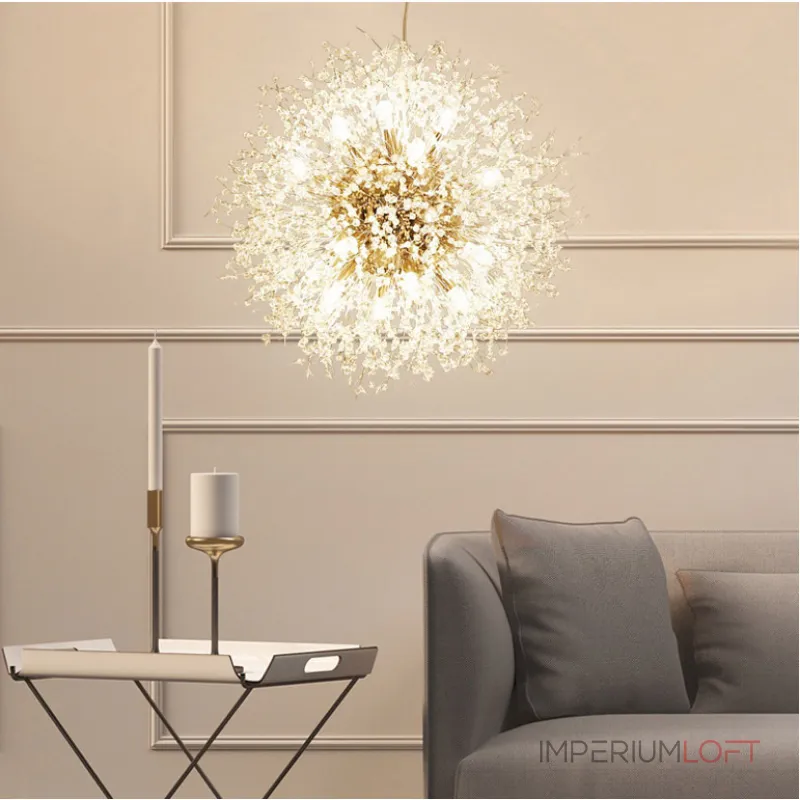 Подвесная люстра ROSALIA D40 Chrome от ImperiumLoft