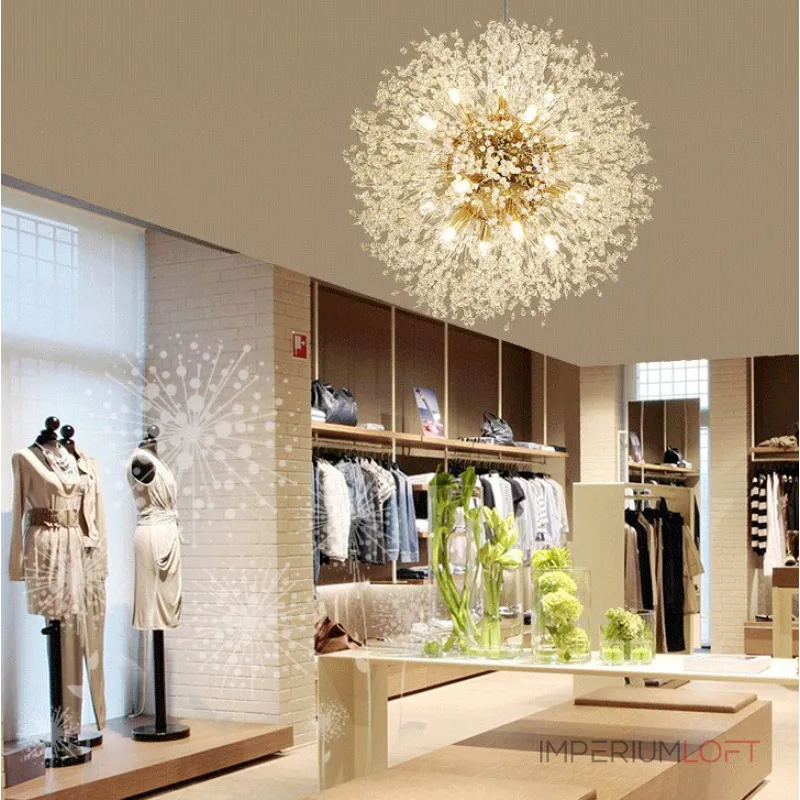 Подвесная люстра ROSALIA D40 Chrome от ImperiumLoft