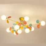 Потолочная люстра Light of MATISSE B D80 Gold Multicolor