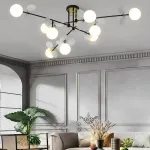 Потолочная люстра Light of MATISSE B D80 Gold Multicolor