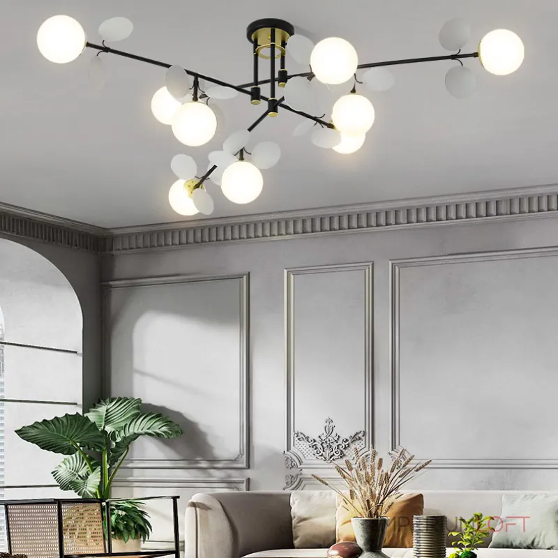 Потолочная люстра Light of MATISSE B D80 Gold Multicolor