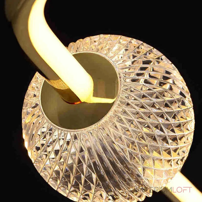 Подвесная люстра STORMS CH D89 Gold Подвесная люстра STORMS CH D89 Gold