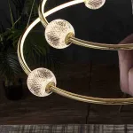 Подвесная люстра STORMS CH D89 Gold