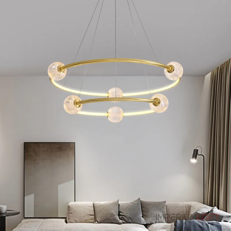 Подвесная люстра STORMS CH D89 Gold Подвесная люстра STORMS CH D89 Gold